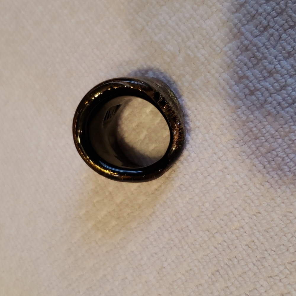 Glass ring size 7 - Picture 4 of 9